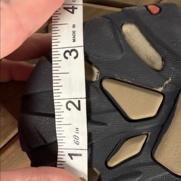 Keen Men's Arroyo II Waterproof Trekking Brown and Orange Shoes - Picture 12 of 13